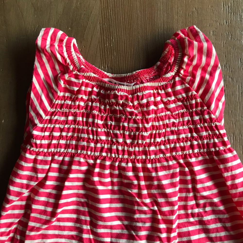Cotton on baby romper red / white stripe 18-24M